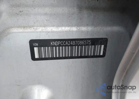 2011 Kia Sportage Ex from USA, damaged, VIN KNDPCCA24B7086575